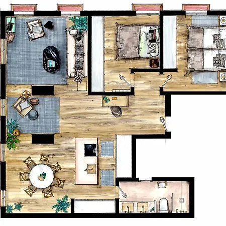 Lejlighed 8 Balconies Heart Of The Old Town San Sebastián